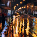 Ilica na kiši, 90x120, ulje na platnu, 2011