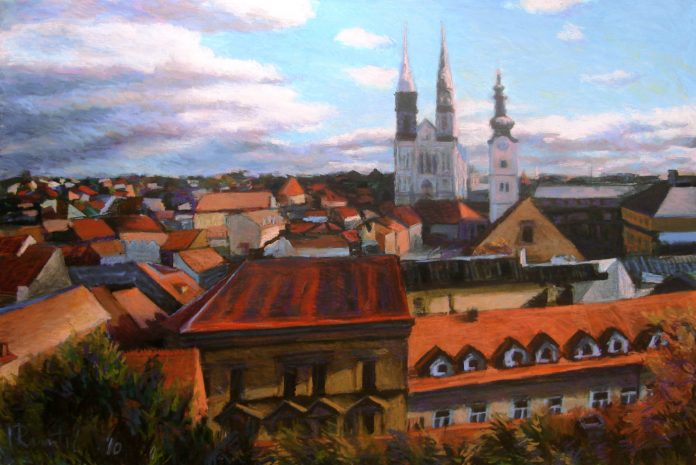 Zagreb-pogled na katedralu