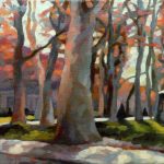 Zrinjevac ujesen - ulje - 50x80, 2012