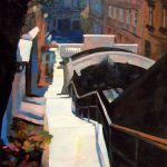 niz Tomićevu (uspinjača), ulje na platnu, 80x50, 2010