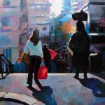 odlazeći s dolca, 2009, ulje na platnu, 120x90