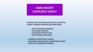 Kako srusiti crkvu