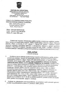 Nalog za rušenje Kukuljanovo 1