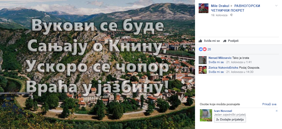 ČETNICI O KNINU -