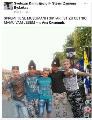 ČETNICI - SPREMITE SE MUSLIMANI I ŠIPTARI