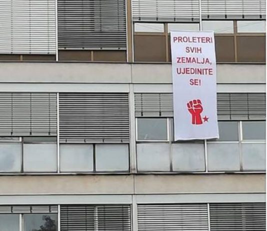 Šprajc (Jovanović) divi se Manoliću, na Filozofskom zastave komunističkih zločinaca, a u Trpinji Plenki brani četničku ploču!