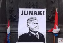 Na opću žalost Teršeličke, Indexa, Glavaševića i Bandića slika Praljka opet je na glavnom trgu