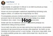 Pokvarenjak: Pernar najavio da neće platiti Stankoviću odštetu ali je dao broj računa svojim obožavateljima!