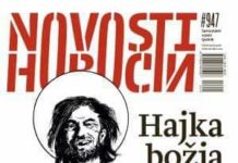 Direktno se izruguje sa katolicima na Uskrs, glupim šalama i ismijava Keleminca koji jedini ima petlje stati pred Pupovca!