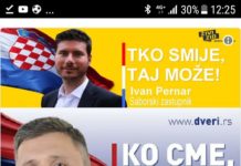 Koji kreteni: Pernar kopira četničke plakate za izbore, a Slinčić diže kredit u banci protiv koje je prosvjedovao