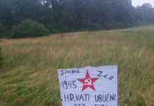 Policija uklanja transparente o zločinima partizana, maltretira branitelje i dopušta dernek komunjara u Zagrebu!