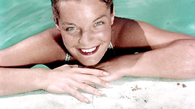 L'actrice Romy Schneider (1938-1982) vers 1955 --- Actress Romy Schneider (1938-1982) c. 1955