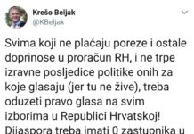 ‘Samoborski Bljak’ poželio Hrvatima BiH da više nikada ne budu birani u Sabor!