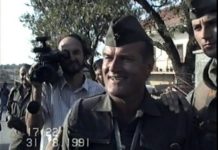 Usprkos zabrani suda, Erceg ponovno stvarao nered ispred Tuđmanovog spomenika