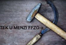 Prosvjed komunističkih krvoločnih divljaka za prava vandala koji je pošarao Tuđmanov spomenik!