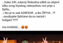 Četničke provokacije po Splitu vodeće prosrpske ‘mejnšit’ medije ne zanimaju!