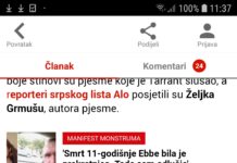 24 sata srpskog teroristu koji je opjevao zločinca Karadžića naziva krajiškim veteranom!