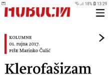 Sa kvalifikacijom klerofašist partizani su pobili stotine tisuća ljudi, današnji novinari ponovo Hrvate nazivaju klerofašistima!