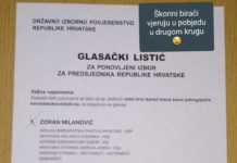 CIRKUS: Škorini birači i u drugom krugu zaokruživali Škoru 😂 , 88000 nevažećih listića pomoglo ‘predsjedniku sa kraterima ‘