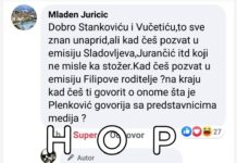 Aca Stanković izjavio da dr. Sladoljeva gledamo u Bujici, nije on zanimljiv Aci?