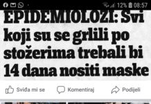 A. KAĆUNKO :’Svi koji su se GRLILI po stožerima trebali bi 14 dana nositi MASKE’- izjava za Nobelovu nagradu stožeraša 😂