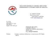 Korona virus u Carinskoj upravi zbog namještenog natječaja bojanja i nepridržavanja mjera?!