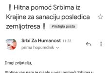 Potres: Srbi šalju pomoć na Banovinu za oživljavanje ‘Krajine’!