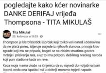 Neviđeno sijanje mržnje od strane kćeri novinarke Derifaj, a SDSS-ova zastupnica i potpreds. vlade vide Srbe na plakatu gdje to ne piše!