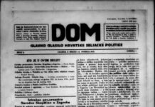 »Dom« iz 1925. – Strahovlada proti Hrvatima