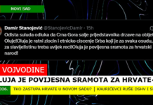 Oštra reakcija Nikole Puzovića na izjavu „Oluja je povijesna sramota” i podjele u DSHV-u