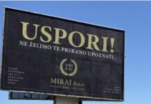 Pogrebnik na orginalan način pokušava upozoriti na divljanje u prometu!