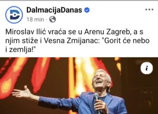STRAŠNO: Splitski portal najavljuje koncert M. Ilića rečenicom heroja A. Matijaša Pauka!?